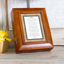 Dad We Will Miss You Woodgrain Remembrance Keepsake Box