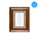 Top down view of Dad We Will Miss You Woodgrain Remembrance Keepsake Box