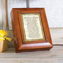 Broken Chain God to Call You Home Woodgrain Remembrance Keepsake Box