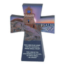 Dicksons The Lord is My Light Lighthouse Cross 3 x 5 Resin Stone Tabletop Figurine