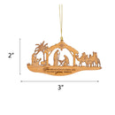 P. Graham Dunn for Unto Us a Child is Born Nativity Manger Wood Christmas Ornament