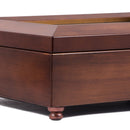 Girl Baptism Cross Wood Finish Music Box Plays You are My Sunshine