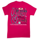 Southern Couture Works Willingly Nurse Heliconia Pink Cotton Fabric Classic T-Shirt
