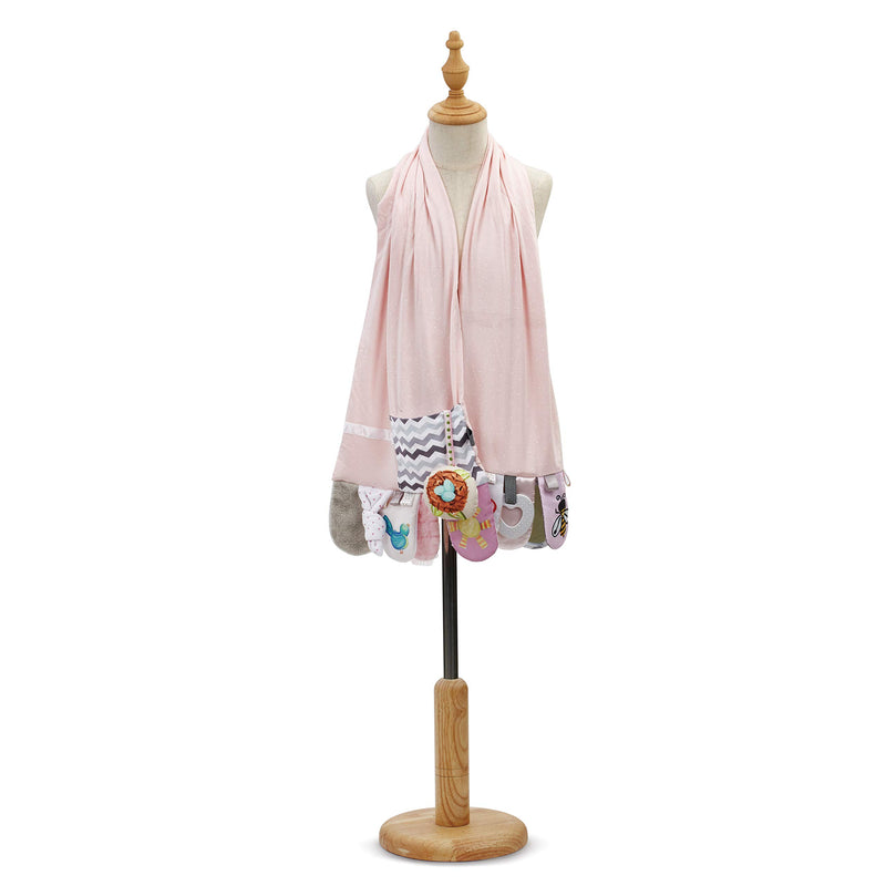 Baby Activity Pretty Pink One Size Fits Most Polyester Fabric Fashion Scarf