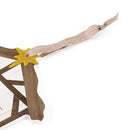 P. Graham Dunn Merry Natural Brown 8 x 7.75 MDF Wood Holiday Decorative String Nativity Sign