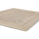 Lighthouse Christian Products Our Family Will Love One Another Textured Cream 11.25 x 16.75 Cast Stone Wall Plaque