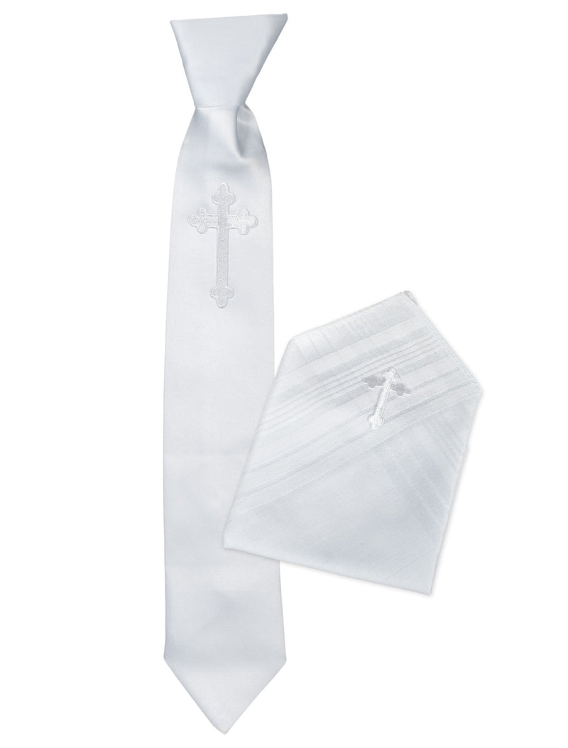 Boys First Holy Communion Tie and Hanky Set