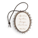 Willow Tree Close to me Metal-Edged Ornament, Sculpted Hand-Painted Bas Relief