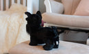Nat and Jules Standing Small Scottish Terrier Dog Midnight Black Childrens Plush Stuffed Animal Toy