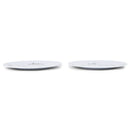 DEMDACO Food Art Face Characters 10 inch Melamine Dinner Plate Set of 2