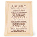 Lighthouse Christian Products Our Family Will Love One Another Textured Cream 6 X 8 cast Stone Plaque