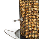 Hanging 12 inch Whitewashed Finish Heavy Duty Mesh Metal 3 Lb. Bird Feeder