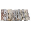 Lighthouse Christian Products Our Family Will Love One Another Rustic Stacked Pallet 8.5 x 16.5 Wood Wall Plaque