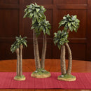 THREE KINGS GIFTS THE ORIGINAL GIFTS OF CHRISTMAS Realistic Palm Tree Resin Stone Table Top Nativity Figurine - 14 inch Scale
