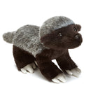 DEMDACO White Back Honey Badger Childrens Plush Beanbag Stuffed Animal Toy