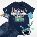 Southern Couture Classic Fit Dream Without Fear Adult T-Shirt Navy
