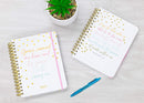 He Able To Do Golden Dot 7 x 9 Paper Wire Bound Prayer Journal