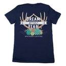 Southern Couture Classic Fit Dream Without Fear Adult T-Shirt Navy