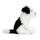 DEMDACO Terrier Mix Rescue Breed Dog White 10 inch Plush Fabric Stuffed Figure Toy