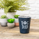 Mary Square 12oz Stainless Coffee Travel Tumbler | Durable with the latest double walled, vacuum insulated stainless steel technology. With Handle (Dog Dad)