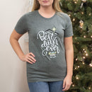 Best Day Ever Nativity Deep Heather Grey Cotton Fabric Fashion T-Shirt Small