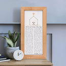 P. Graham Dunn Nativity Scripture Fawn Brown 19.25 x 9.5 Pine Holiday Framed Art Wall Plaque