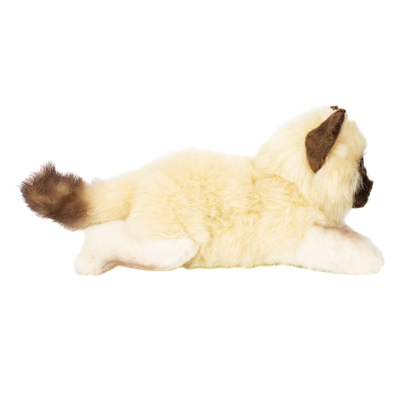 Nat and Jules Lounging Large Siamese Cat Childrens Plush Stuffed Animal Toy