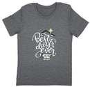 Best Day Ever Nativity Deep Heather Grey Cotton Fabric Fashion T-Shirt XXX-Large