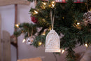 DEMDACO Nativity Triptypch White 4 x 2.5 Earthenware Hanging Ornaments Set of 3