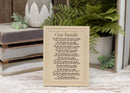 Lighthouse Christian Products Our Family Will Love One Another Textured Cream 6 X 8 cast Stone Plaque