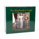 Nativity Shepherds and Angel for Three Kings Gifts 10 inch Christmas Nativity Set