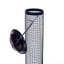 15 inch Copper Finish Weather Resistant 1 Lb. Metal Mesh Outdoor Hanging Nut Bird Feeder