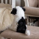 DEMDACO Terrier Mix Rescue Breed Dog White 10 inch Plush Fabric Stuffed Figure Toy