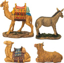 Set of 4 Christmas Nativity Animals Set - 7 inch Scale