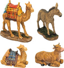 Set of 4 Christmas Nativity Animals Set - 7 inch Scale