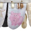 DEMDACO Baby Activity Farm Animals Adults One Size Polyester Fabric Fashion Scarf