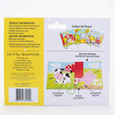 DEMDACO Happy Barnyard Friends Corn Rustic Red Childrens Musical Soft Book Toy