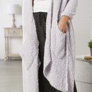 Giving Encourage Light Purple 70 x 27 Nylon Fabric Pashmina Shawl With Bookmark