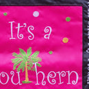 It's a Southern Thing Expressions 18 x 13 Rectangular Double Applique Small Garden Flag