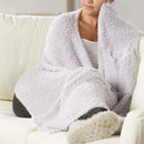 Giving Encourage Light Purple 70 x 27 Nylon Fabric Pashmina Shawl With Bookmark