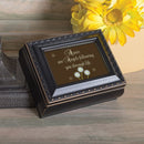 Aunts Are Angels Black Rope Trim 4.5 x 3.5 Tiny Square Jewelry Keepsake Box
