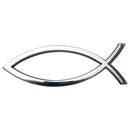 Harbor House Large Silver Christian Fish Auto Emblem