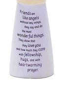 Dicksons Friends Like Angels Without Wings Periwinkle Blue 6 Inch Resin Tabletop Angel Figurine