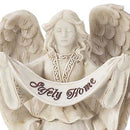 Dicksons Safely Home in Heaven at Last Stone 6.5 Inch Resin Tabletop Angel Figurine