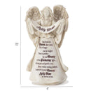Dicksons Safely Home in Heaven at Last Stone 6.5 Inch Resin Tabletop Angel Figurine