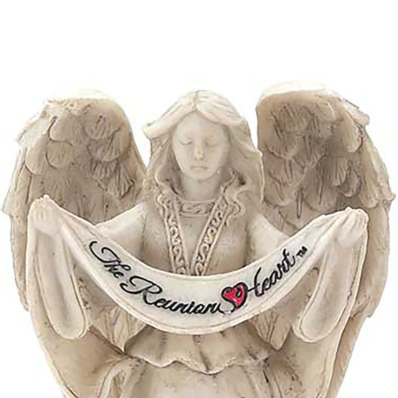 Dicksons The Reunion Heart in Memory Resin Stone 6 inch Angel Figurine