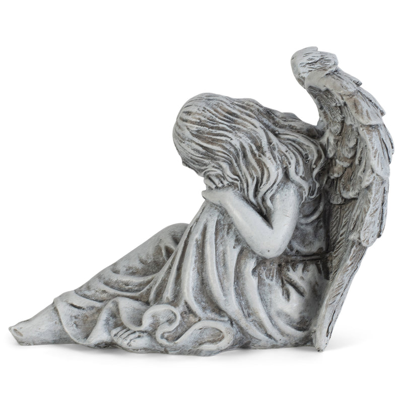 Weathered Angel Gone from Our Arms 4 inch Resin Decorative Tabletop Figurine