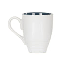 Dean Crouser Bluebird Watercolor Blue On White 16 Ounce Glossy Stoneware Mug With Handle