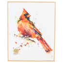 Dean Crouser Redhead Cardinal Gallery Wrapped Canvas Print 10 x 8 Ash Wood Framed Wall Art Plaque