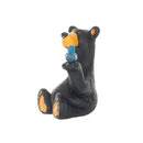 Minnie Bear With Bird Mini Midnight Black 3 x 2 Resin Stone Collectible Figurine